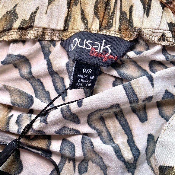 Dasuk Designs Shimmer Animal Print Tank Top - Picture 6 of 14